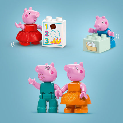 LEGO® DUPLO® Peppa Pig Supermarket Toy with Figures 10434
