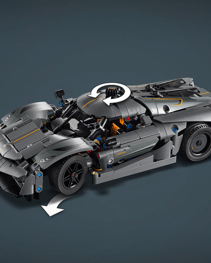 LEGO® Technic™ Koenigsegg Jesko Absolut Grey Hypercar 42173