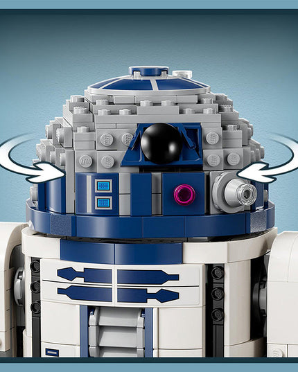 LEGO® Star Wars™ R2-D2 Model, Buildable Toy Droid Figure 75379