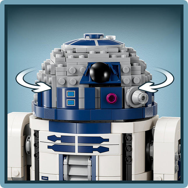 LEGO® Star Wars™ R2-D2 Model, Buildable Toy Droid Figure 75379