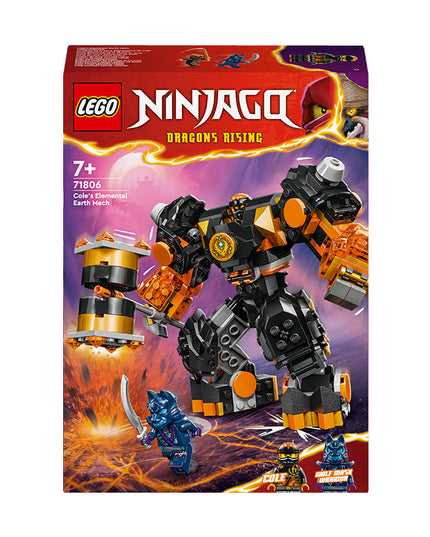 LEGO® NINJAGO® Cole’s Elemental Earth Mech Action Figure 71806