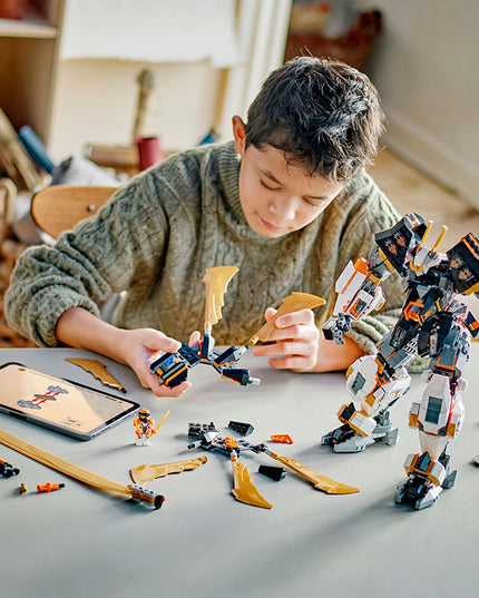 LEGO® NINJAGO® Cole’s Titan Dragon Mech Adventure Toy 71821