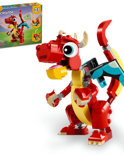 LEGO® Creator 3in1 Red Dragon Animal Toy Set 31145