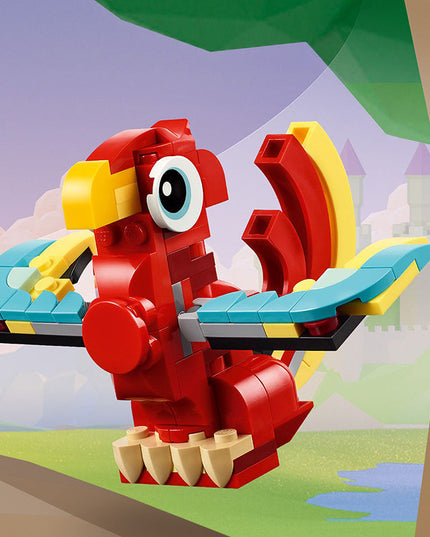 LEGO® Creator 3in1 Red Dragon Animal Toy Set 31145