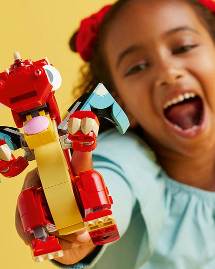 LEGO® Creator 3in1 Red Dragon Animal Toy Set 31145