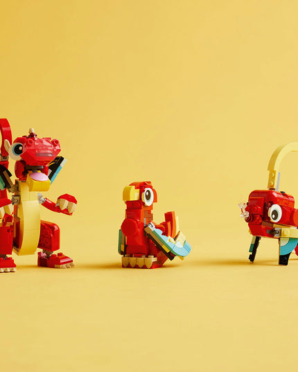 LEGO® Creator 3in1 Red Dragon Animal Toy Set 31145