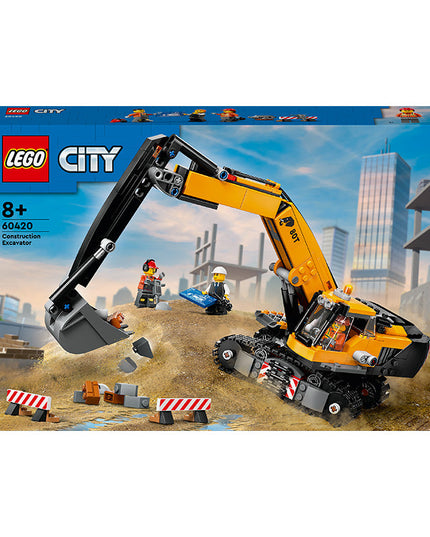 LEGO® City Yellow Construction Excavator Digger Toy Set 60420