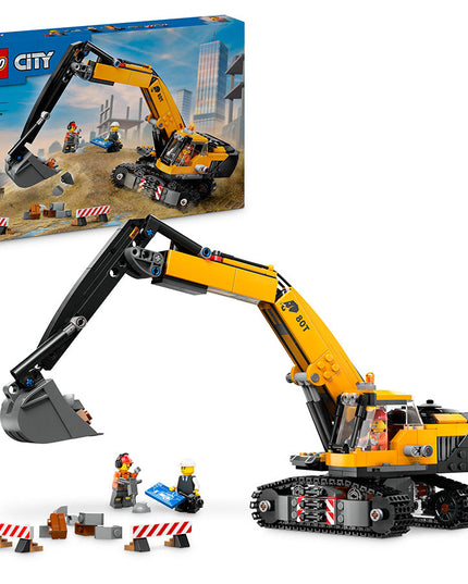 LEGO® City Yellow Construction Excavator Digger Toy Set 60420