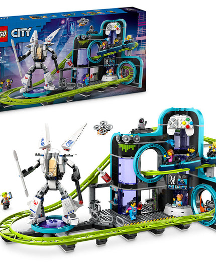 LEGO® City Robot World Roller-Coaster Park Creative Toy 60421