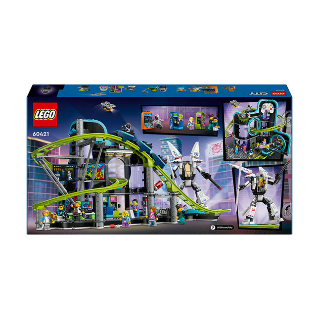 LEGO® City Robot World Roller-Coaster Park Creative Toy 60421