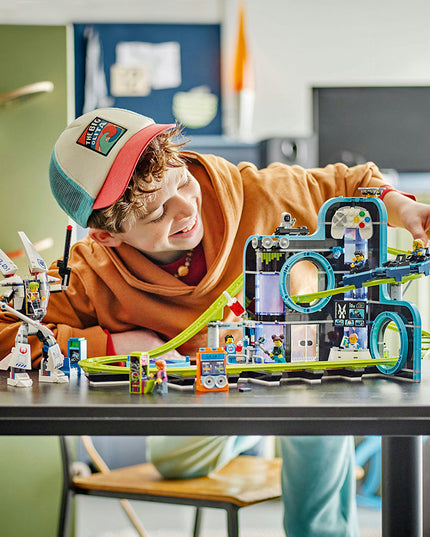 LEGO® City Robot World Roller-Coaster Park Creative Toy 60421