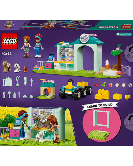 LEGO® Friends Farm Animal Vet Clinic Toy Set 42632