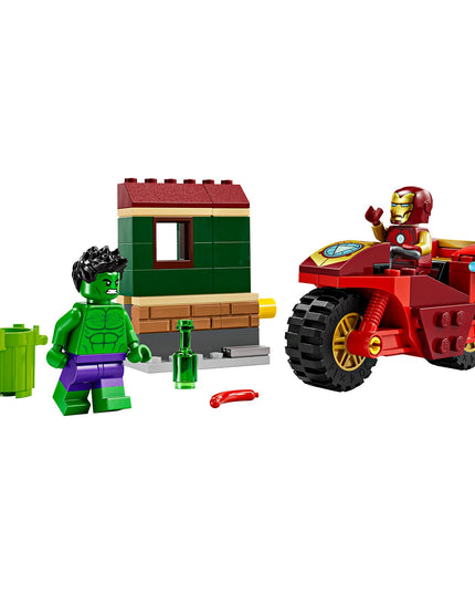 LEGO® Marvel Super Heroes Iron Man with Bike and The Hulk Set 76287