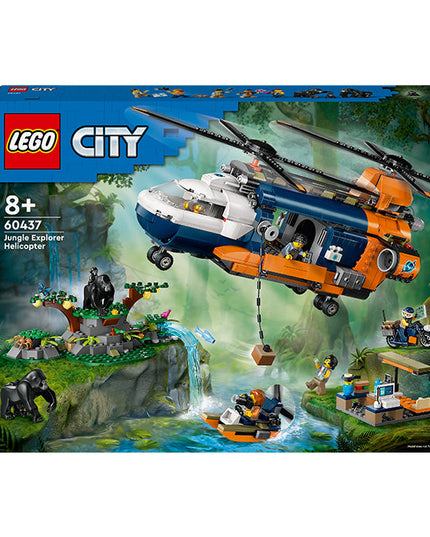 LEGO® City Jungle Explorer Helicopter at Base Camp 60437