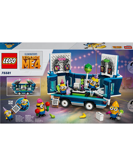 LEGO® Despicable Me 4 Minions’ Music Party Bus Toy Set 75581