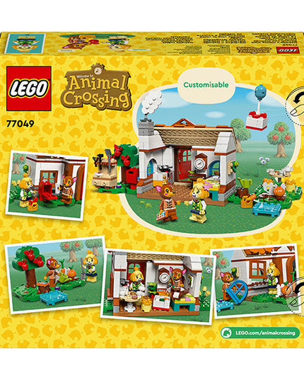 LEGO® Animal Crossing™ Isabelle’s House Visit Toy Set 77049