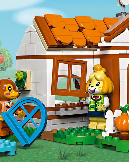 LEGO® Animal Crossing™ Isabelle’s House Visit Toy Set 77049