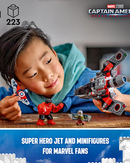 LEGO® Marvel Captain America vs. Red Hulk Battle Set 76292