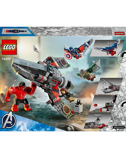 LEGO® Marvel Captain America vs. Red Hulk Battle Set 76292
