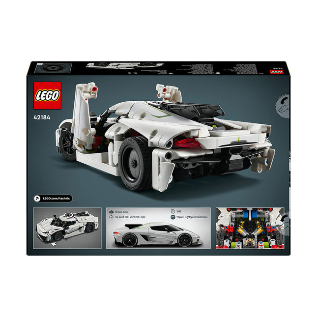 LEGO® Technic™ Koenigsegg Jesko Absolut White Hypercar 42184