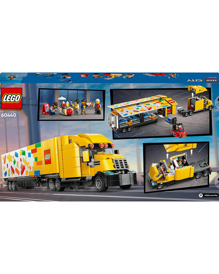 LEGO® City Yellow Delivery Truck Building Toy Set 60440