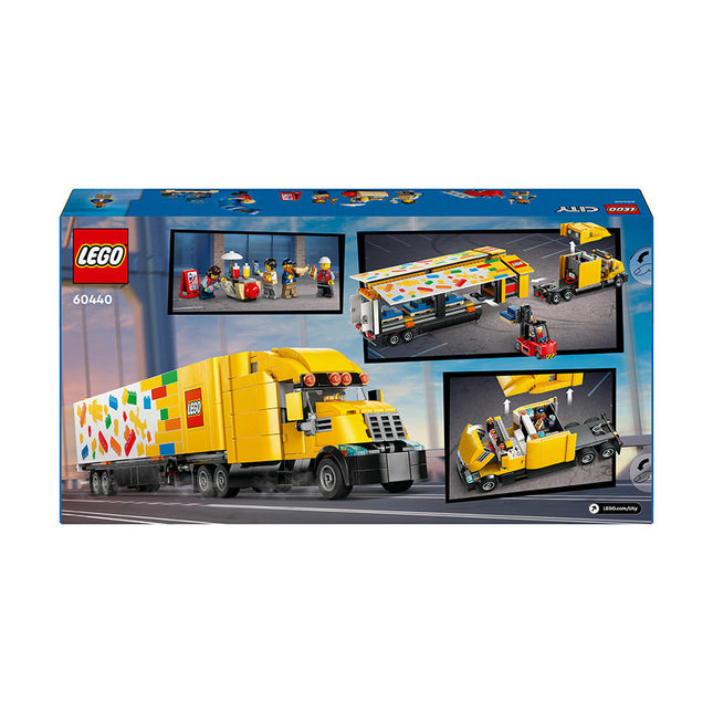 LEGO® City Yellow Delivery Truck Building Toy Set 60440