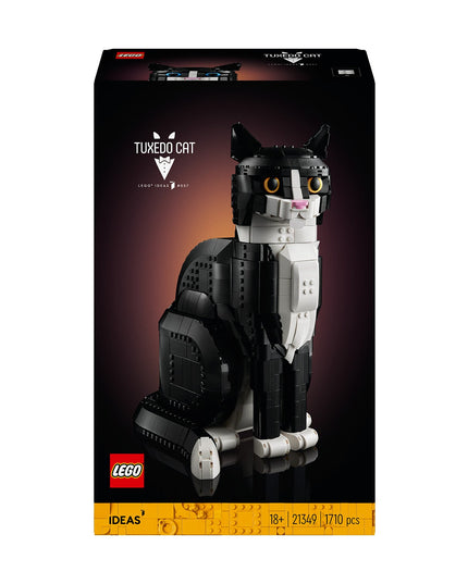 LEGO® Ideas Tuxedo Cat Model Kit 21349