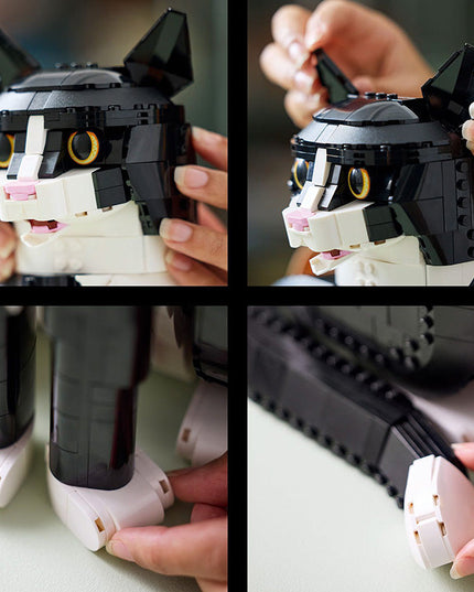 LEGO® Ideas Tuxedo Cat Model Kit 21349