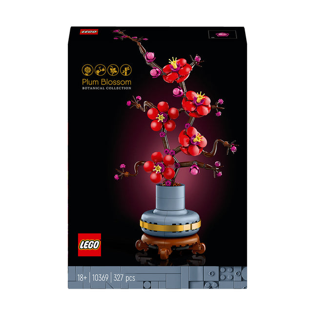 LEGO® ICONS Plum Blossom Flower Building Set for Adults 10369.