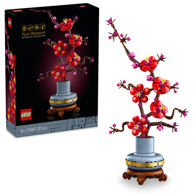 LEGO® ICONS Plum Blossom Flower Building Set for Adults 10369.
