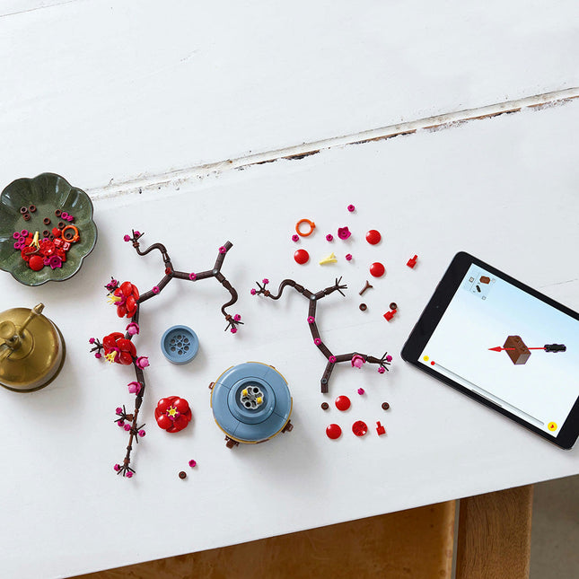 LEGO® ICONS Plum Blossom Flower Building Set for Adults 10369.