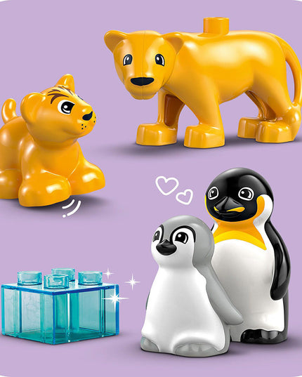 LEGO® DUPLO® Wild Animal Families: Penguins & Lions Set 10442