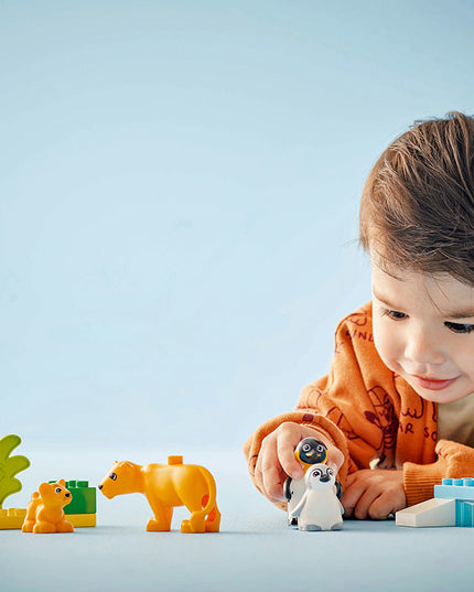 LEGO® DUPLO® Wild Animal Families: Penguins & Lions Set 10442