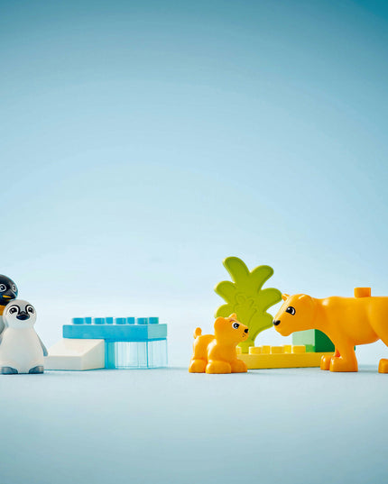 LEGO® DUPLO® Wild Animal Families: Penguins & Lions Set 10442