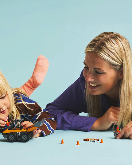 LEGO® City Yellow Construction Wheel Loader Buildable Vehicle Set 60450