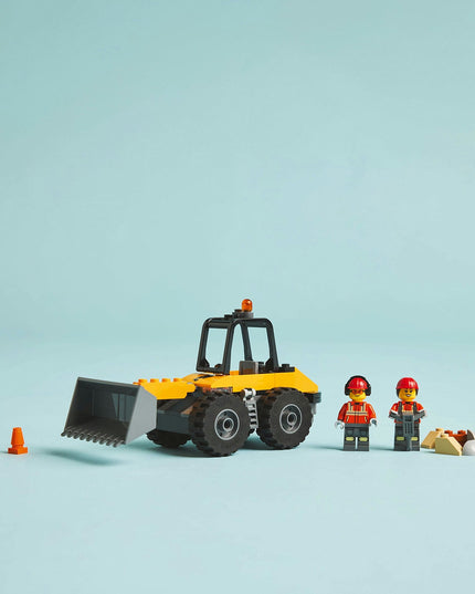 LEGO® City Yellow Construction Wheel Loader Buildable Vehicle Set 60450