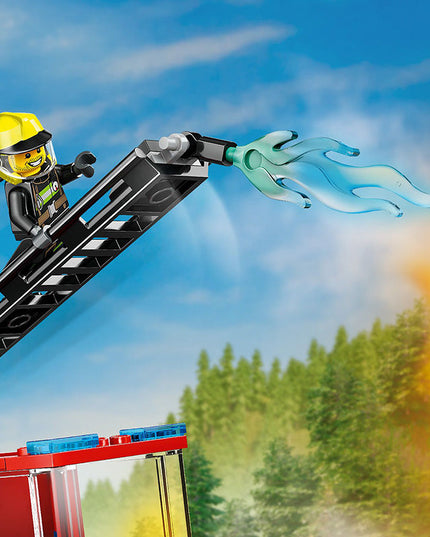 LEGO® City Fire Engine with Ladder, Firefighter Toy 60463