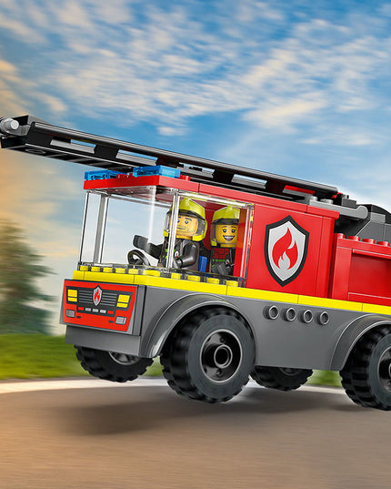 LEGO® City Fire Engine with Ladder, Firefighter Toy 60463