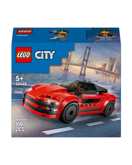 LEGO® City Red Sports Car Supercar Toy Vehicle Set 60448
