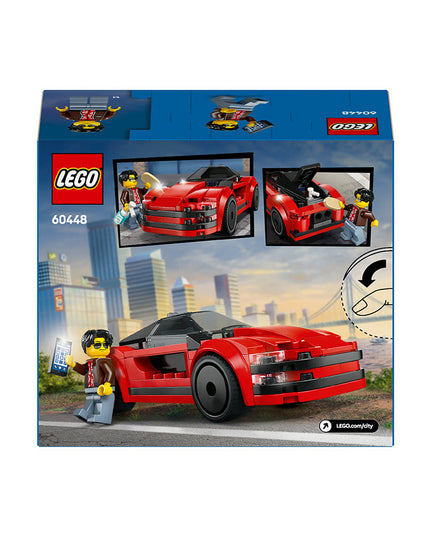 LEGO® City Red Sports Car Supercar Toy Vehicle Set 60448