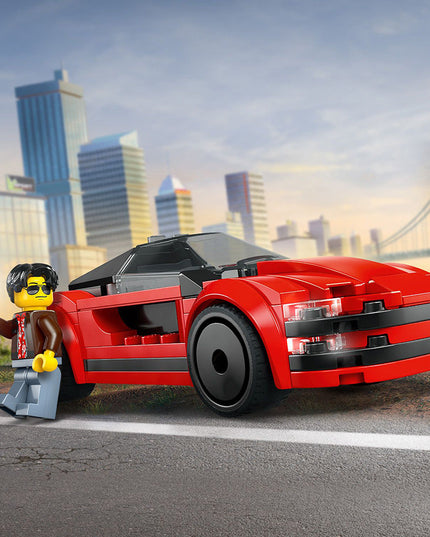 LEGO® City Red Sports Car Supercar Toy Vehicle Set 60448