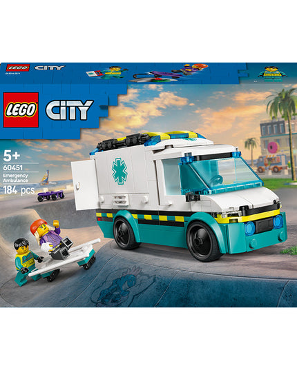 LEGO® City Emergency Ambulance Toy Truck Building Set 60451