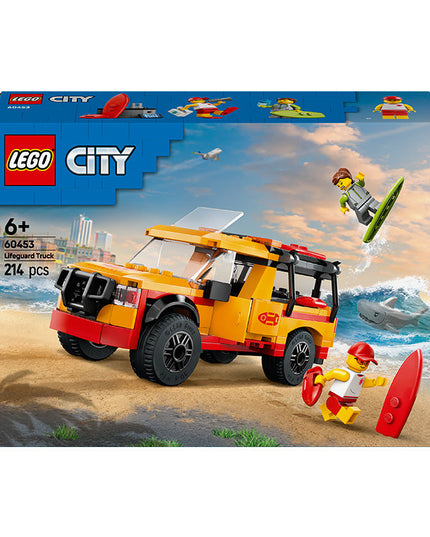 LEGO® City Lifeguard Beach Rescue Truck & Shark Toys 60453