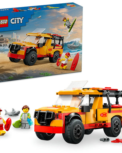 LEGO® City Lifeguard Beach Rescue Truck & Shark Toys 60453