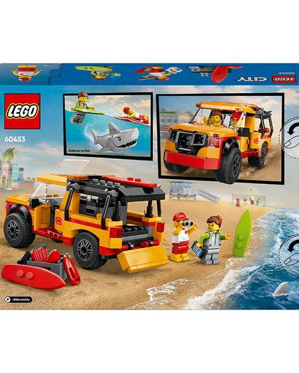 LEGO® City Lifeguard Beach Rescue Truck & Shark Toys 60453