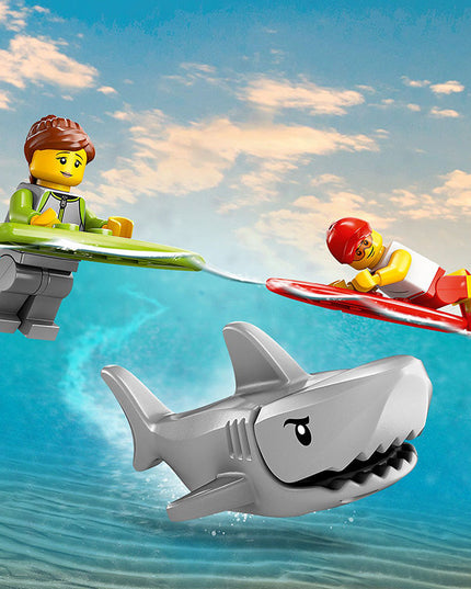 LEGO® City Lifeguard Beach Rescue Truck & Shark Toys 60453