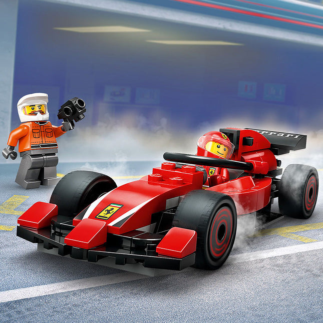 LEGO® City F1 Pit Stop & Pit Crew with Ferrari Car Toy 60443