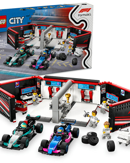 LEGO® City F1® Garage & Mercedes-AMG & Alpine Cars Set 60444