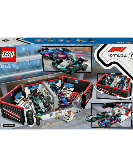 LEGO® City F1® Garage & Mercedes-AMG & Alpine Cars Set 60444