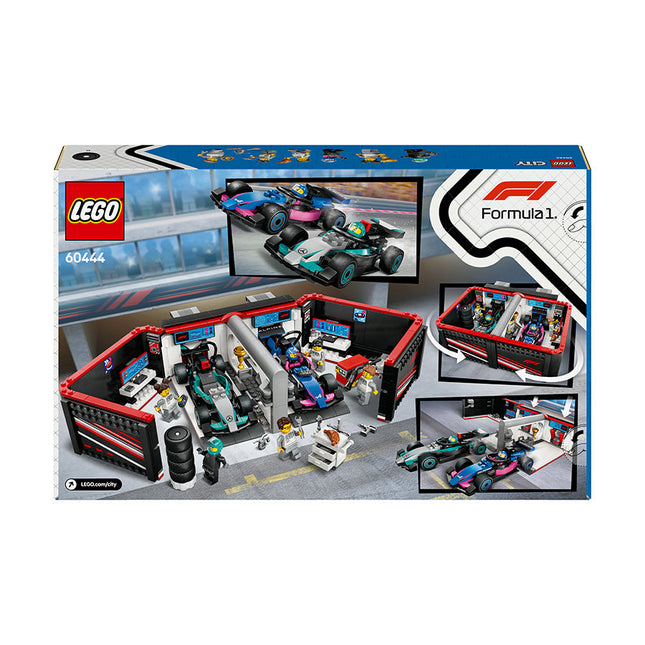 LEGO® City F1 Garage & Mercedes-AMG & Alpine Cars Set 60444